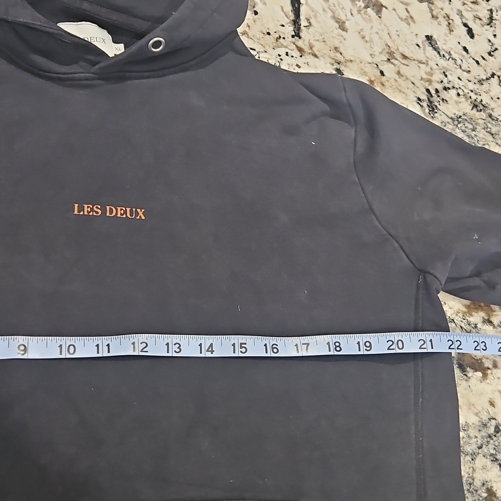 Les Deux Black Hoodie for Men - Picture 6 of 7